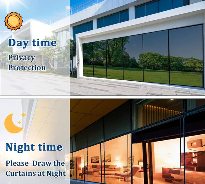 Phim dán cửa sổ gương một chiều